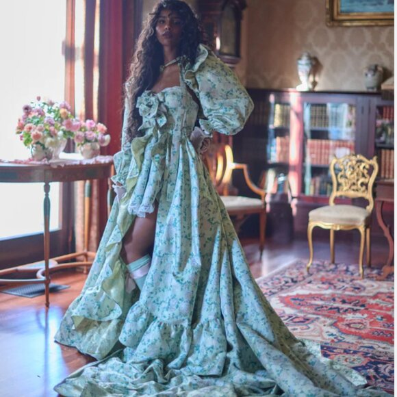 NWT Selkie X Bridgerton Eloise Duchess Tournure XS - Picture 2 of 10